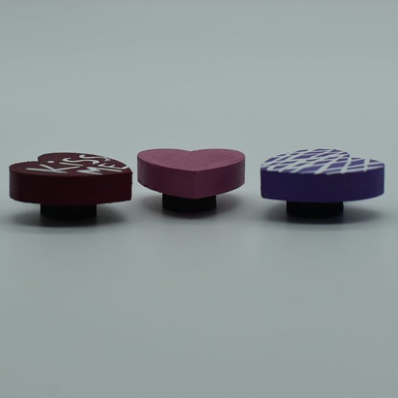 Hand crafted Conversation heart valentines day magnets set of Three - Picture 2 of 4